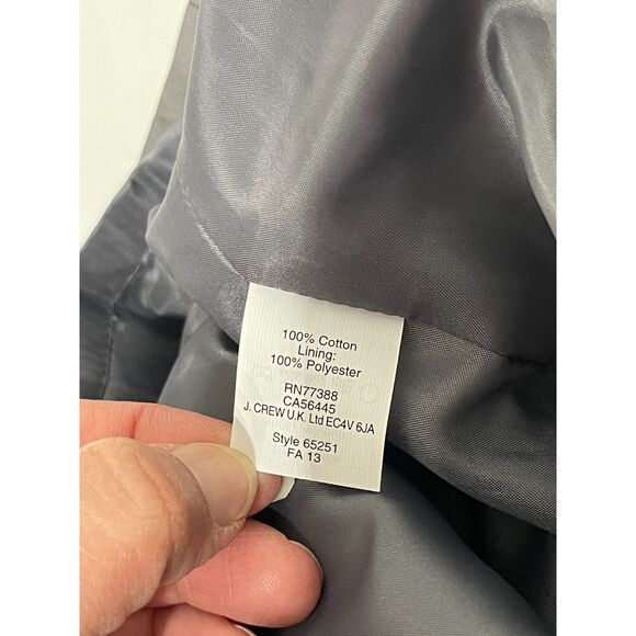 J Crew Gray Pleated Sleeveless Sheath Dress NWT 10 Preppy Old Money Classic Chic - Picture 10 of 11